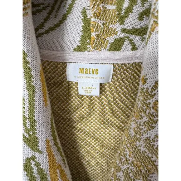 Maeve Anthropologie Piña-Print Cardigan - Picture 4 of 6